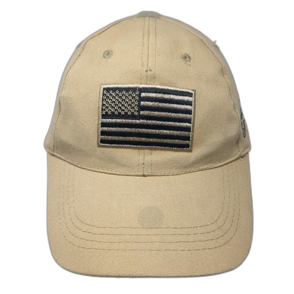 Voodoo Tactical Baseball Cap Beige One Size American Flag Skull Tactical Hat